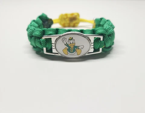 Oregon Ducks Adjustable Charm Bracelet Fan Apparel & Souvenir College NCAA Cover