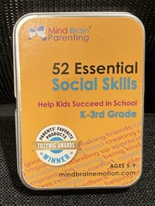 Mind Brain Emotion 52 Essential Social Skills: Help Kids Succeed In School K-3rd - Picture 1 of 2