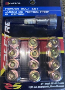 46703 SPECTRE HEADER BOLT SET 3/4" LENGTH 3/8"-16 THREADS QTY:12 - Picture 1 of 1