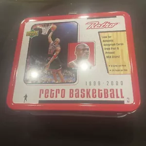 1999-00 Upper Deck UD Retro Basketball Lunchbox Tin VTG Jordan & Dr. J - Picture 1 of 7
