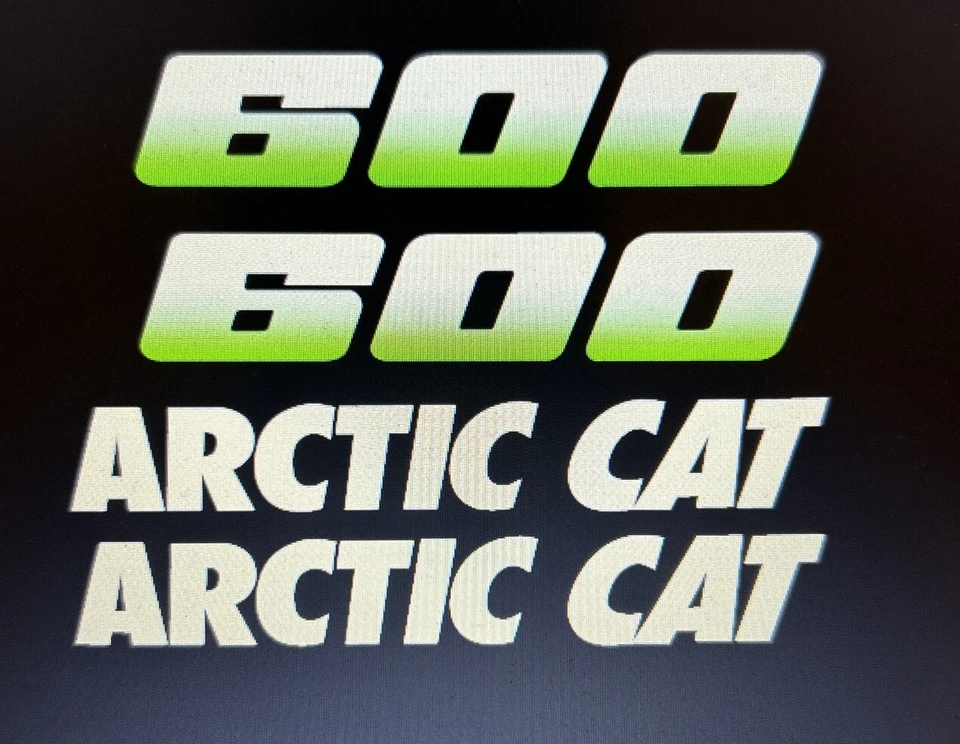 Calcomanías gráficas de asiento Arctic Cat EXT 600 hierro en moto de nieve Foto 1 de 1
