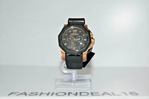 Nuevo reloj Orefici tono rosa SS negro silicona cronógrafo ORM12C4804 precio de venta sugerido por el fabricante $895 - Imagen 1 de 3