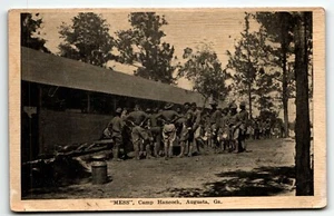 Postkarte Mess Camp Hancock Augusta Georgia GA UNP - Bild 1 von 2
