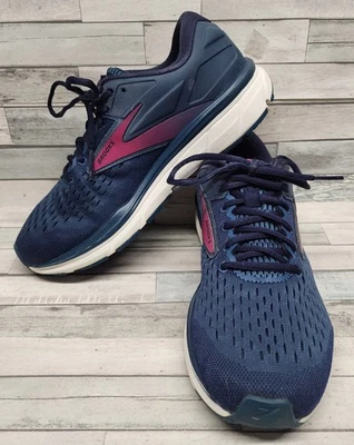 Brooks Dyad 11 Running Shoes Womens Size 9.5 M Blue Beetroot Ladies Sneakers - Image 1 of 4