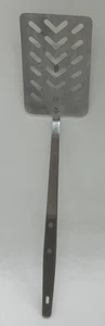 Vintage Household Stainless Steel Slotted Spatula Riveted Handle 14” (AY) - Picture 1 of 7