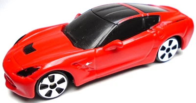 2017 MAISTO 2014 CHEVY CORVETTE STINGRAY RED 1:64 DIECAST 3" CAR W/ BLACK SILVER - Image 1 of 4