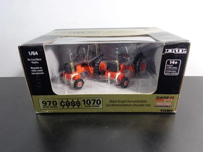CASE 970 & 1070 AGRI KING BLACK KNIGHT DEMONSTRATOR TRACTORS 1/64 SCALE NEW wBOX - Image 1 of 4