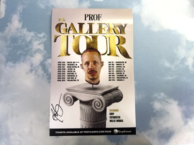 Póster PROF Tour firmado 11x17 autógrafo The Gallery Tour automático Foto 1 de 4