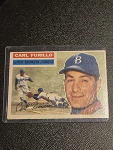1956 Topps #190 Carl Furillo - Foto 1 di 2
