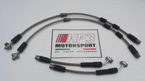 AUDI A3 8V KIT 4 TUBI FRENO TRECCIA AERONAUTICI SPORTIVI HP3 per Multilink - Imagen 1 de 1