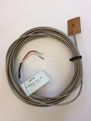 Tempco - TCP90016 D02 02 Type J-G T/C SS Leaf, 304SS Braided 10M Lead - Image 1 of 4