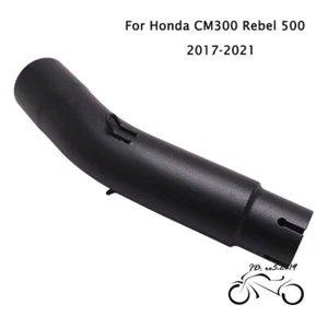 Silenciador de tubo de escape negro 51 mm para Honda Rebel 500 CM300 17-21 - Imagen 1 de 6