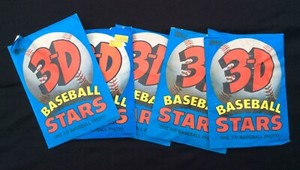 1985 Topps 3D Baseball Stars Cal Ripken, Steve Carlton, Dwight Gooden, E. Murray