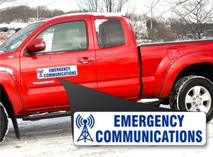 Blau Notfall Kommunikation Fahrzeug Magnet Schild ARES RACES SKYWARN Amateurfunk  - Bild 1 von 1