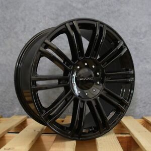 KMC KM677 D2 Gloss Black 19x8.5 +35 5x127 5x139 Wheel Single Rim