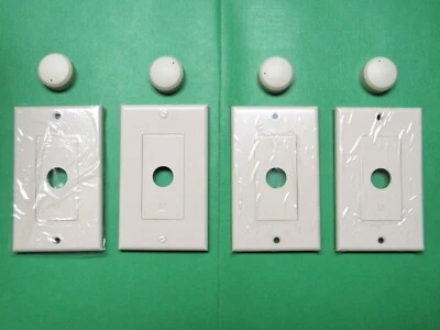 (4) Perilla de almendra Russound y placa de pared para control de volumen a juego de impedancia    Foto 1 de 4