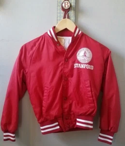 Leiland Stanford Junior University "The Farm" Vintage Childs Jacket sz 10/12 - Picture 1 of 7