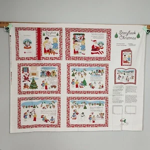 Windham Fabrics #41741P "Storybook Christmas" Cut & Sew Book Fabric Panel - Picture 1 of 10