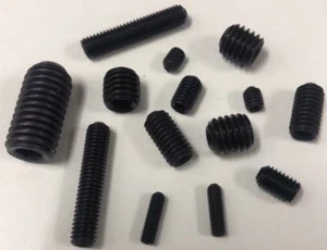 M6, Socket Set Screws, Grub Screws, Self Colour, Plain Cup Point, Grade 14.9. - Picture 1 of 1