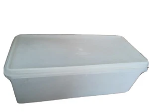 VIntage Tupperware 606-1 Jumbo Bread Keeper Sheer Seal Container Lid 607-6 - Picture 1 of 5