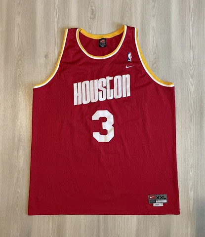 Steve Francis Houston Rockets Authentic Stitched NIKE TEAM Jersey Mens SZ 2XL Cover