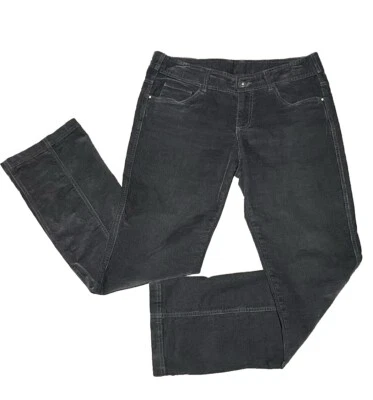 Columbia Corduroy Pants Women’s Size 8 Gray Grey Straight Leg Stretch - Image 1 of 4