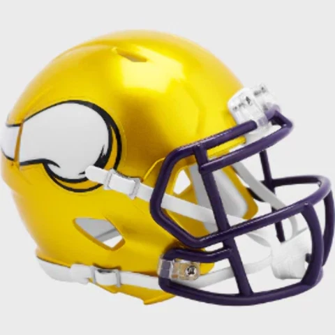 Minnesota Vikings Mini Speed Football Helmet FLASH - NFL Cover