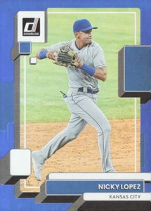 2022 Donruss Nicky Lopez #91 Holo Blue - Picture 1 of 2