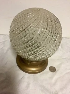 Cool Retrò Luce Spirale Piano Cottura Globo Rotondo con Apparecchio - Foto 1 di 1