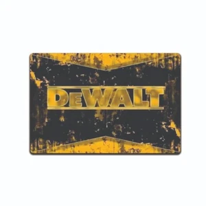 TOOL FUNNY 8X12 Dewalt Rustic Vintage Look  METAL NOVELTY GARAGE SIGN - Picture 1 of 4