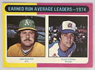 1975 Topps '74 Era Leaders Jim Hunter / Buzz Capra #311
