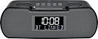 Digital Tuning Clock Radio with Battery Backup Bluetooth Black NEW