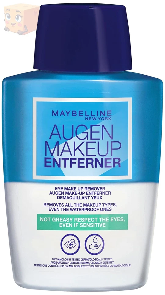 Maybelline New York Augen Make-Up Entferner Remover auch Wasserfestes Make Up - Bild 1 von 1