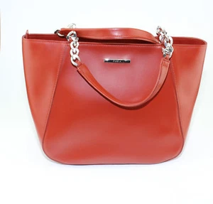 Womens Furla Dark Redish Orange Hobo Hand bag Purse Made in Italy New - Picture 1 of 1