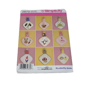 Sewing Pattern Pacifier Blankets BLueBeRRy MaMa 46 Pieces UNCUT Simplicity 2670 - Picture 1 of 8