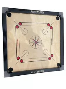 Carrom Board 32” X32” Coins & Striker Set Great Quality Family Game - Picture 1 of 7