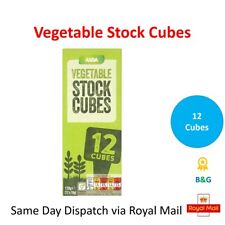 12 x Vegetable Stock Cubes No Artificial Flavours, Colours or Hydrogenated Fat