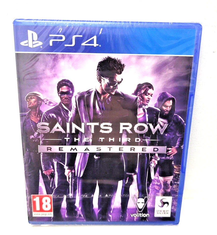 Saints Row The Third Remastered PS4 NEW SEALED (PS5 Compatible Game) NEW SEALED