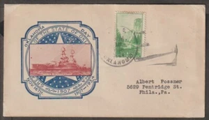 USS OKLAHOMA DAY 1934 Oklahoma Day cover - Picture 1 of 2