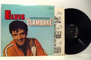 ELVIS PRESLEY clambake soundtrack LP EX/EX, APL1-2565, vinyl, album, usa, 1977