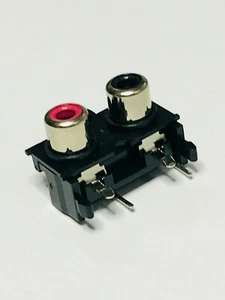 5pcs lot of RCJ-2121  CUI Audio/RCA Connector 2POS R/A Female Thru-Hole - Picture 1 of 4