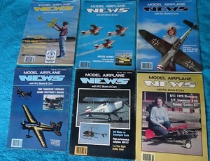 Model Airplane News with R/C Boats & Cars January to June 1981 x6 - Picture 1 of 12