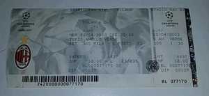 BIGLIETTO STADIO STADIUM TICKET football MILAN AJAX Champions League San Siro 03 - Foto 1 di 1