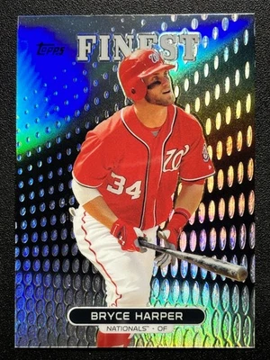 2013 Finest Refractors #100 Bryce Harper Washington Nationals - Image 1 of 2