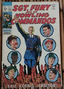 Sgt Fury and His Howling Commandos (Marvel, April 1969) #65 Nazi Cover - Picture 1 of 1