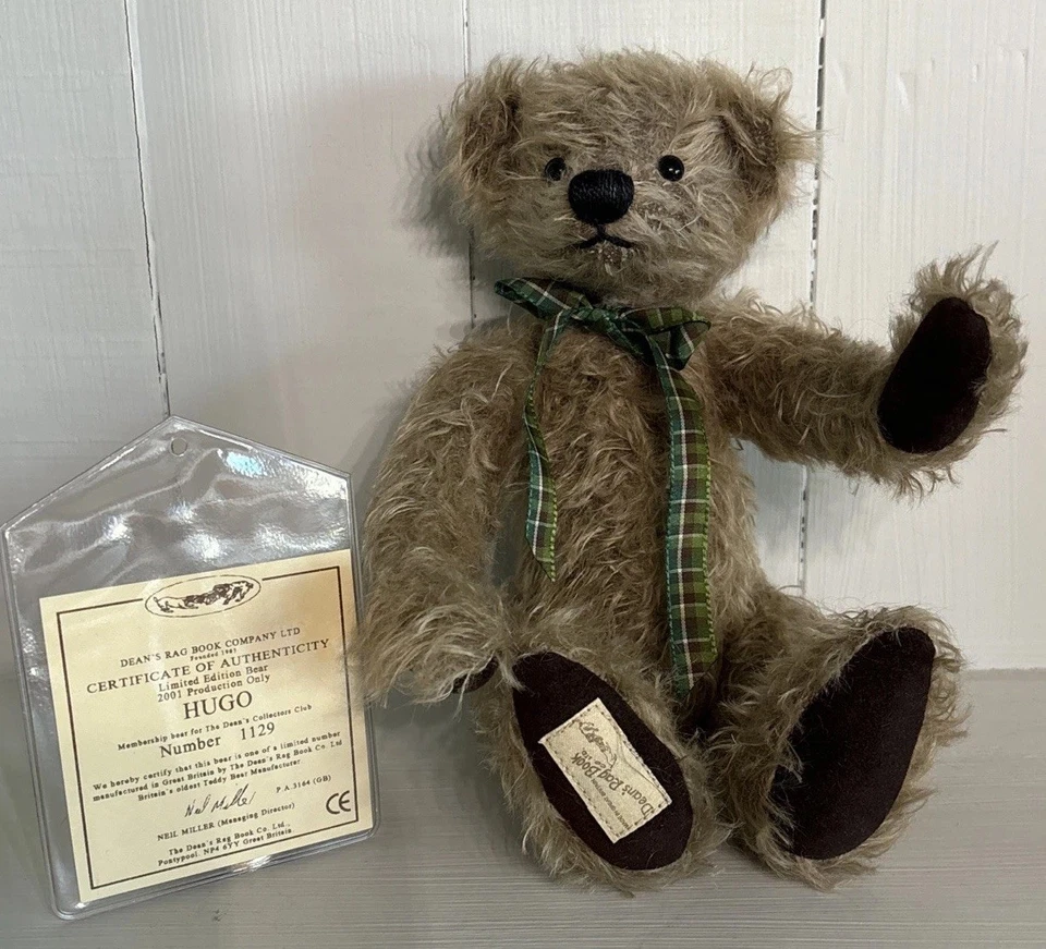 Libro Dean's Rag Hugo Edición Limitada Oso. Con certificado de autenticidad #1129 A Foto 1 de 4