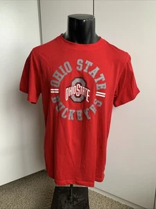 Ohio State Buckeyes men’s size Large red short sleeve T-shirt - Picture 1 of 3