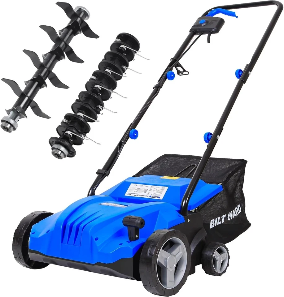 Sun Joe AJ805E 15" 13A Electric Lawn Dethatcher with Collection Bag
