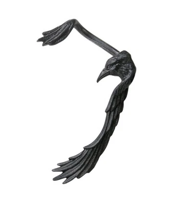 Envoltura de oreja de cuervo negro diseño unisex oreja izquierda alquimia gótico Morrigan hecho en Reino Unido Foto 1 de 3
