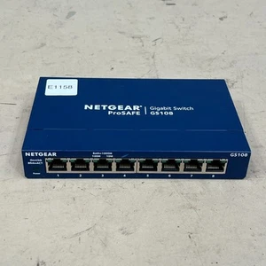 Netgear ProSafe GS108v4 8 Port Ethernet Gigabit Unmanaged Switch As Is Untested - Picture 1 of 11